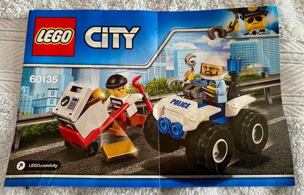 LEGO City 60135 ATV Arrest (compleet), Compleet, City, Lego, Ophalen of Verzenden