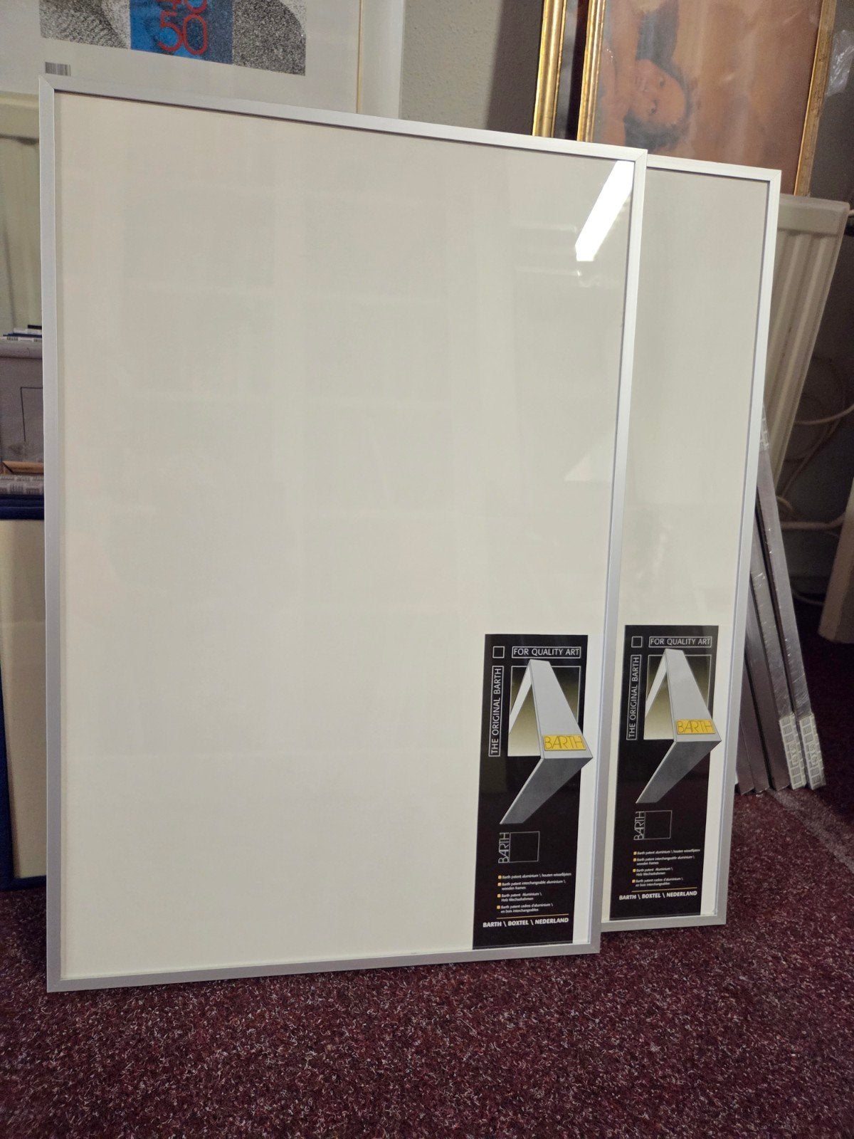 2 x Barth aluminium wissellijsten 40x60 cm, zware kwaliteit, Huis en Inrichting, Woonaccessoires | Lijsten, Ophalen, Gebruikt