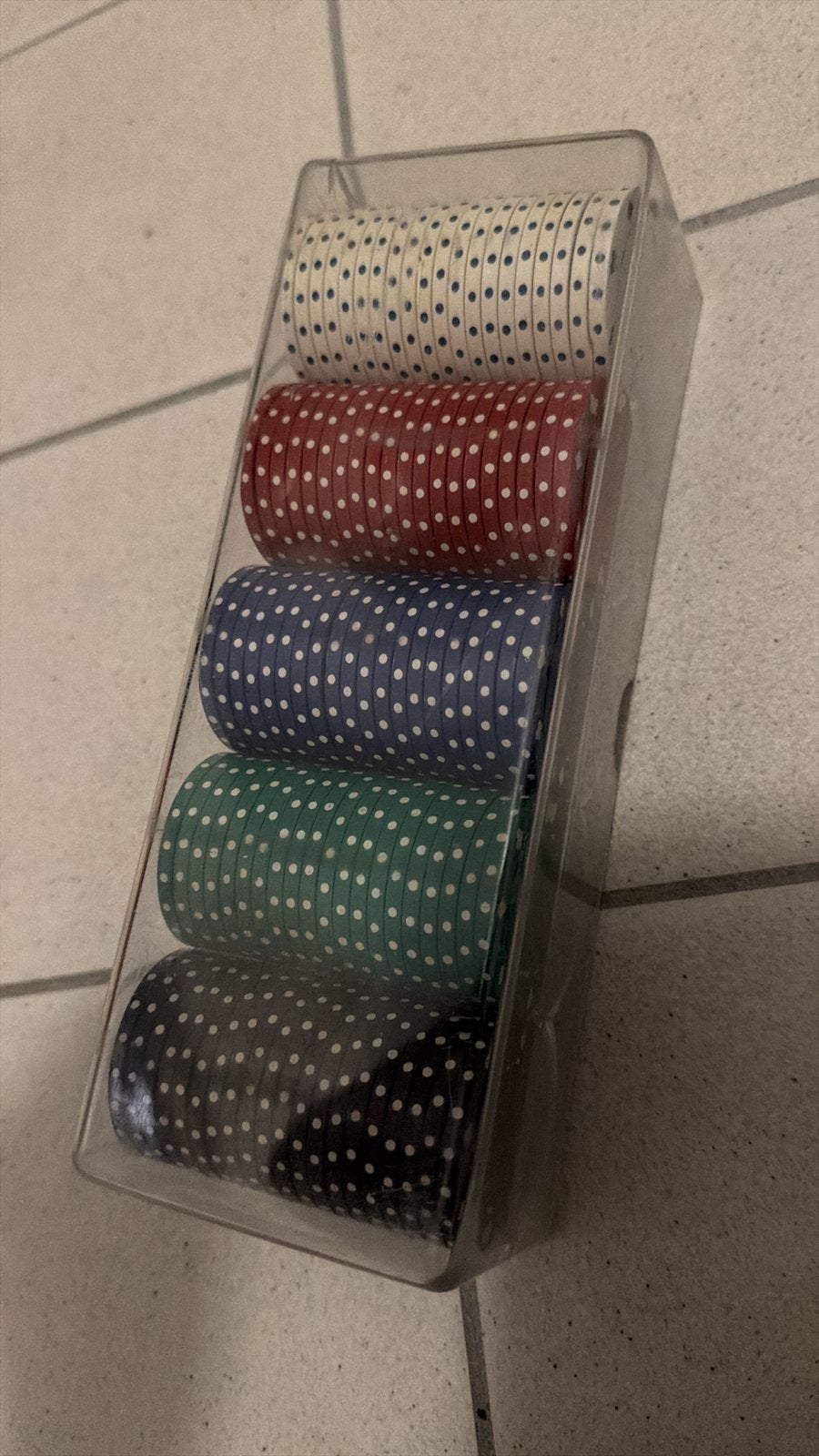 Pokerchips 100 stuks, Ophalen of Verzenden, Gebruikt