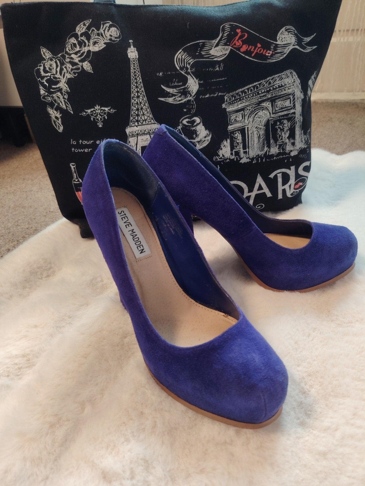 Steve Madden suède pumps - Maat 39, Ophalen, Pumps, Overige kleuren, Steve Madden