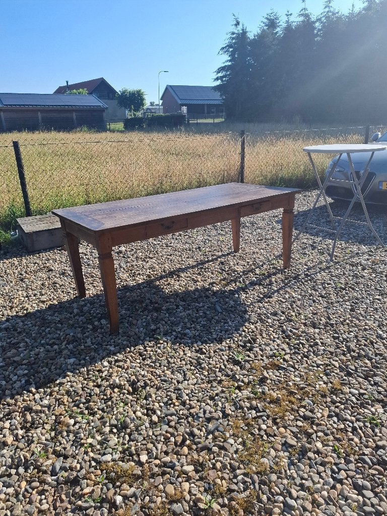 Tafel, Huis en Inrichting, Tafels | Eettafels, Ophalen, Gebruikt, 50 tot 100 cm, Grenenhout