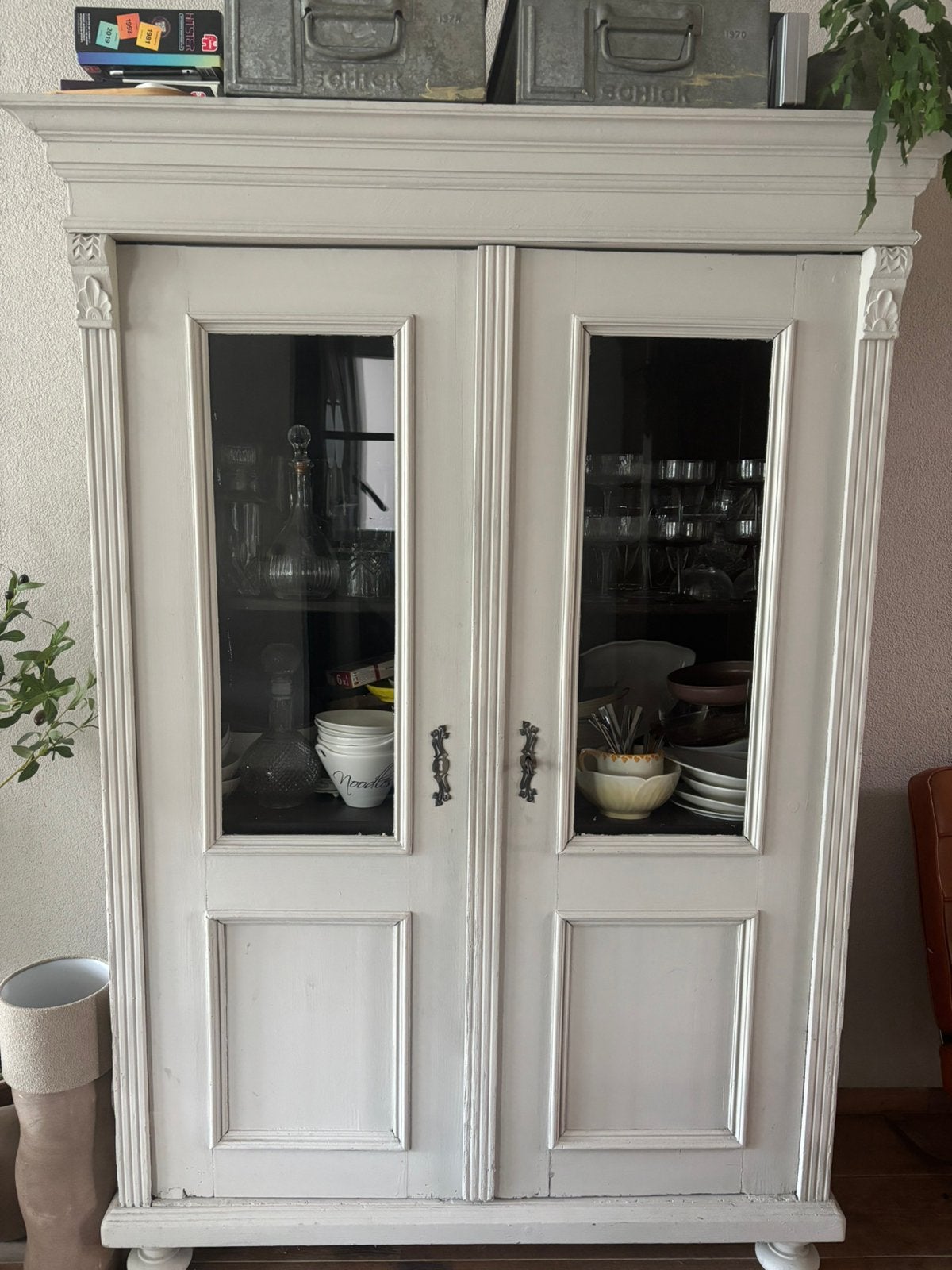 Kast  voor servies of andere spullen, Huis en Inrichting, Kasten | Buffetkasten, Ophalen, Gebruikt, 150 tot 200 cm, 25 tot 50 cm