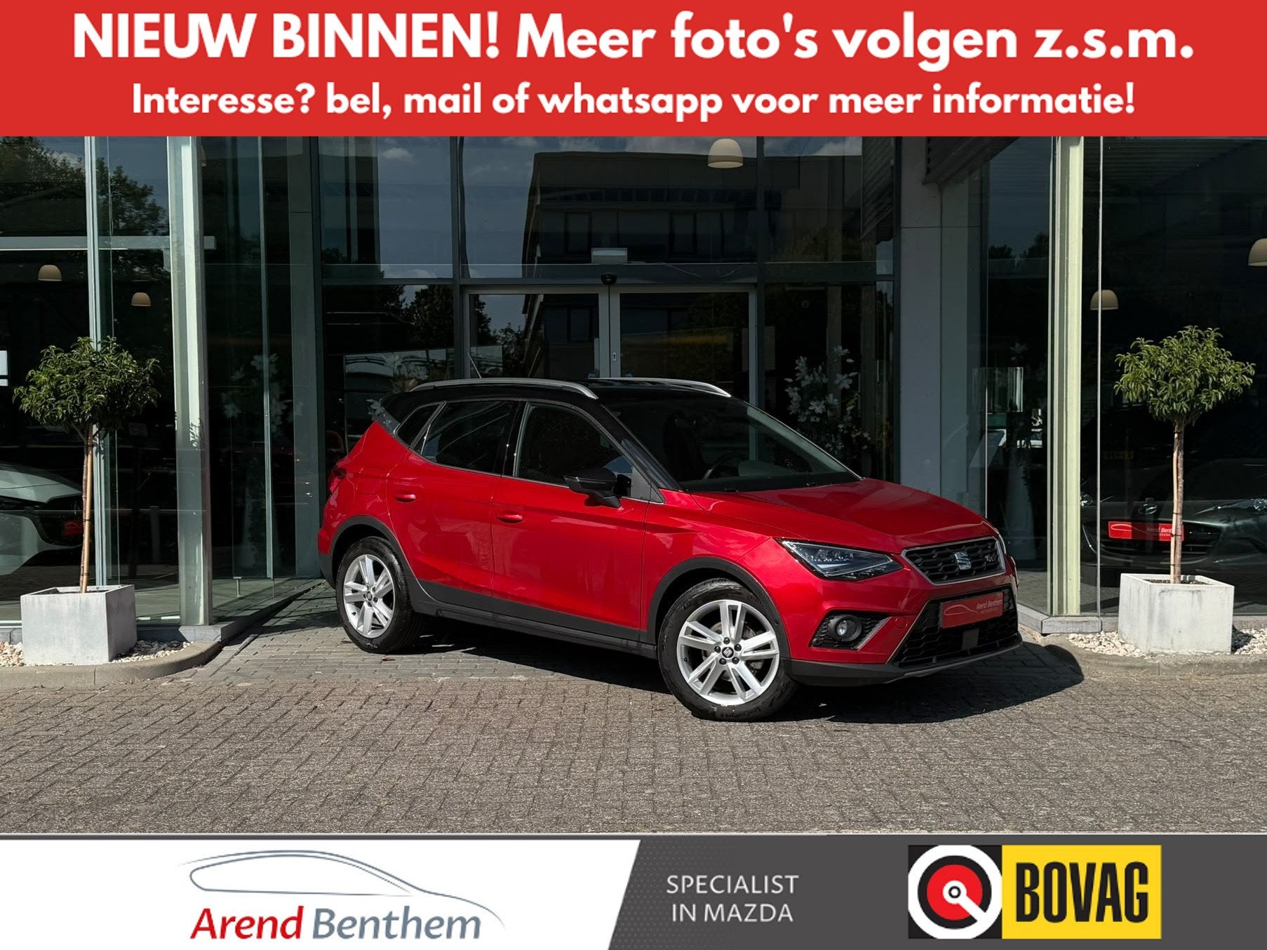 SEAT Arona 1.0 TSI FR Business Intense Plus Automaat / Virtu, Auto's, Seat, Gebruikt, 116 pk, 49 €/maand, 600 kg