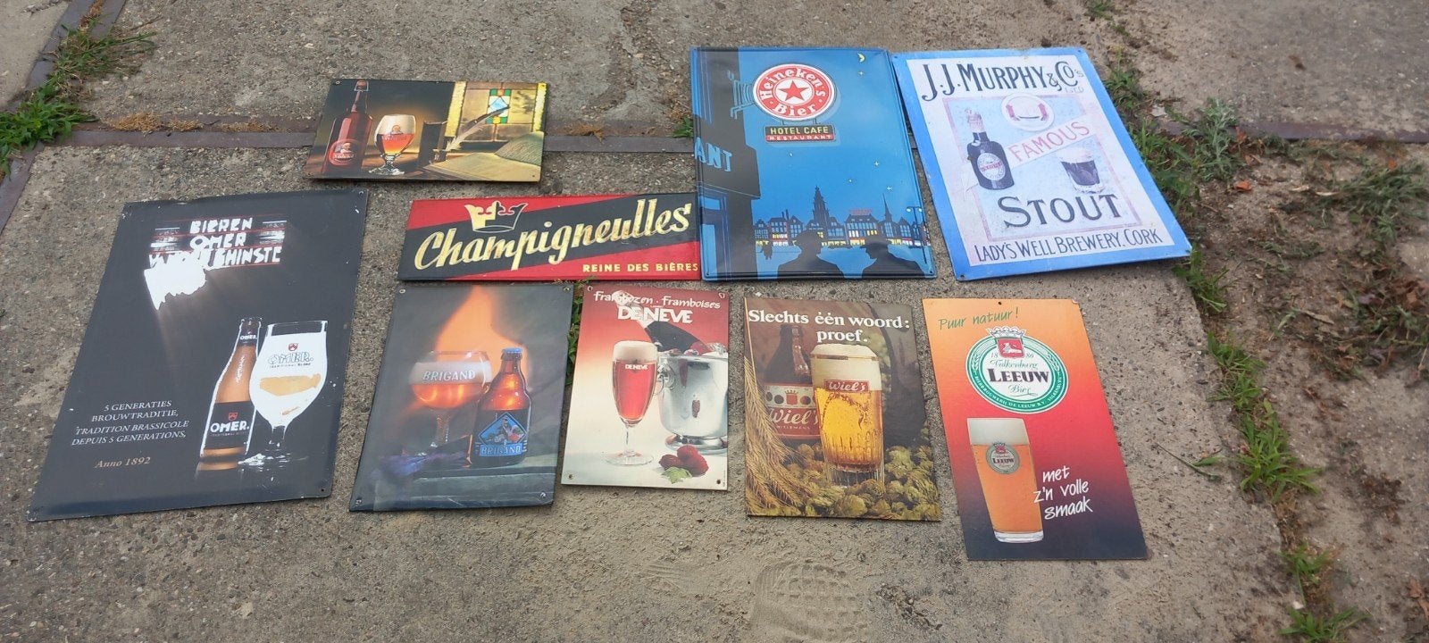 Reclame borden, Ophalen, Reclamebord, Plaat of Schild, Overige merken