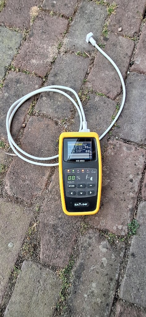 SatLink WS-6966 Sat Finder, Ophalen of Verzenden, Zo goed als nieuw, (Schotel)antenne-accessoires, Overige merken
