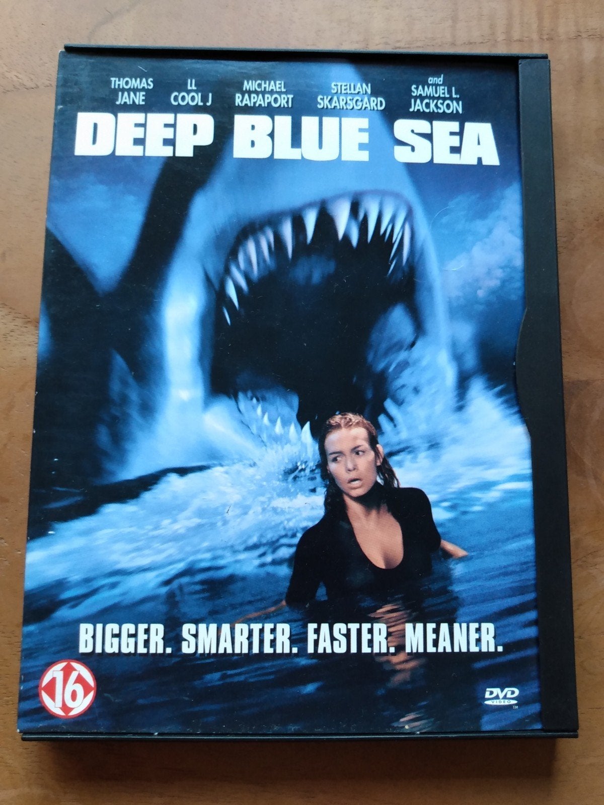 Deep blue sea dvd met LL cool J, Ophalen of Verzenden, Gebruikt