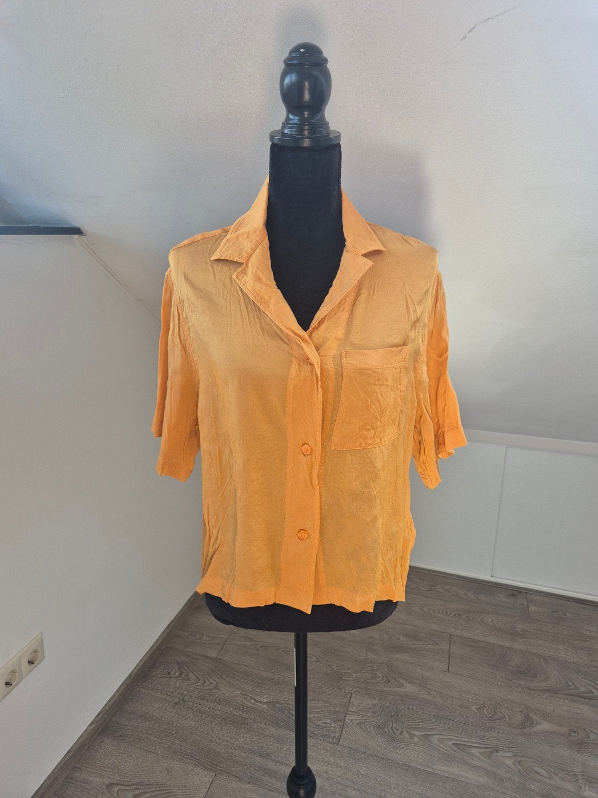 Leuk blousje. Maat 36, H&M, Verzenden, Oranje, Zo goed als nieuw