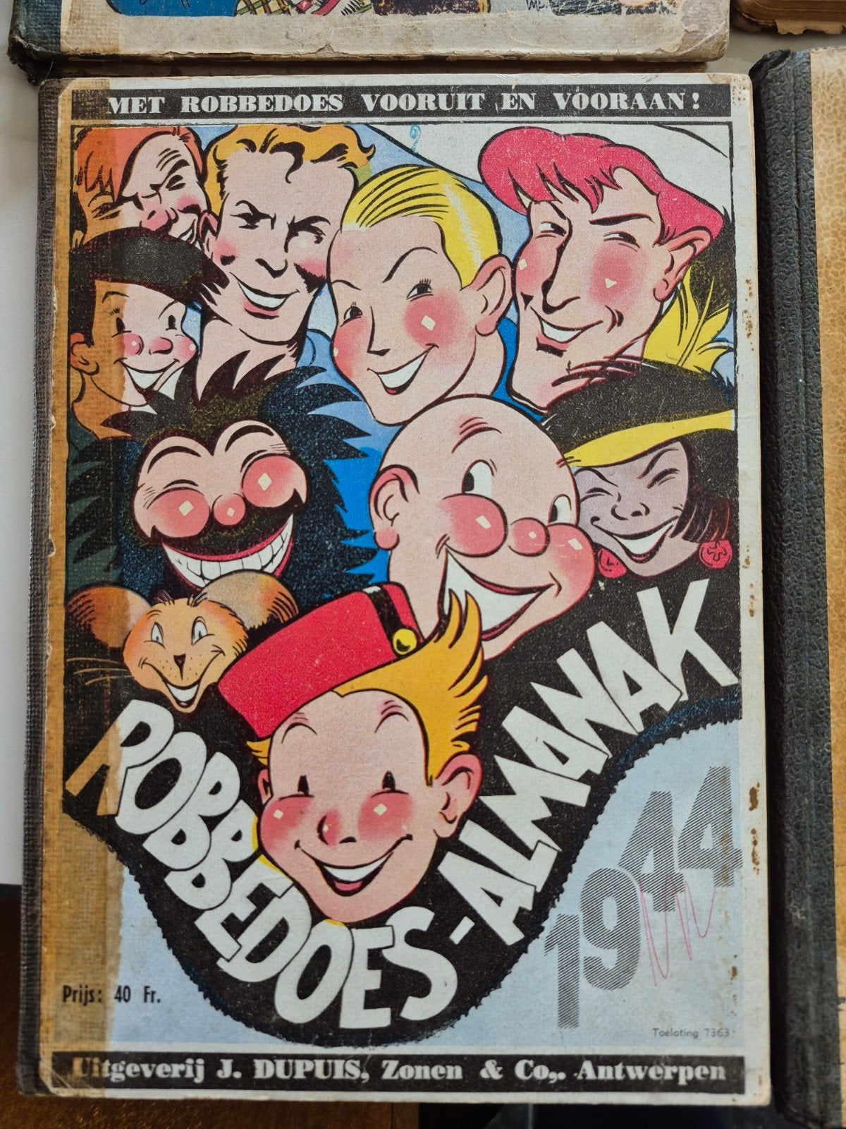 Robbedoes Almanak 1944 - Vintage Stripboek 4 verschillende, Ophalen of Verzenden