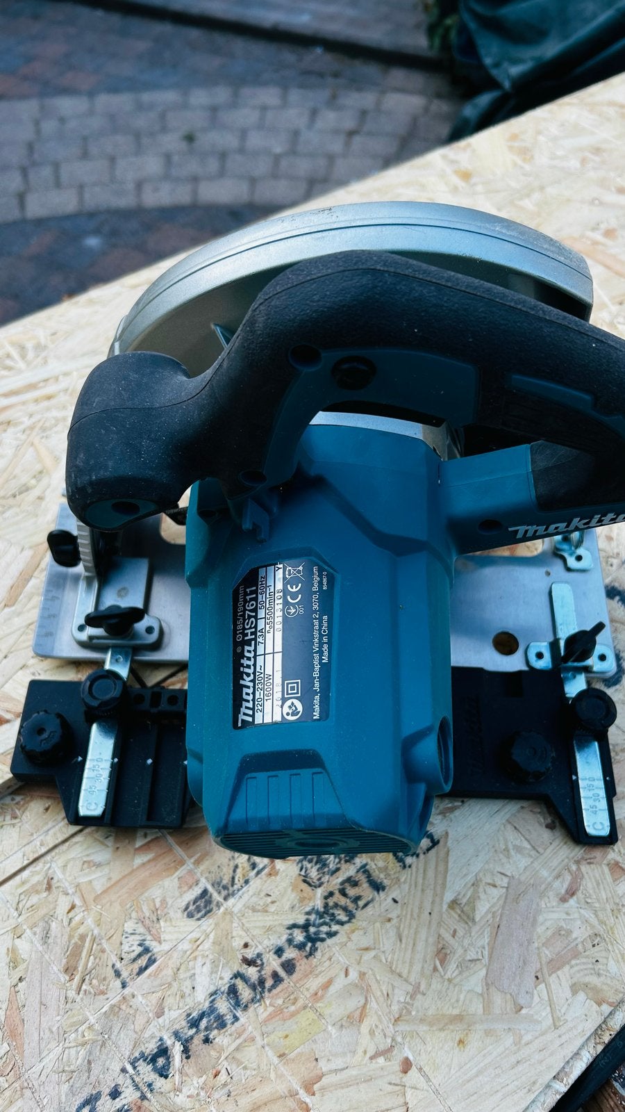 Makita HS7611 Cirkelzaag met koffer, Ophalen, Gebruikt, Cirkelzaag, 70 mm of meer
