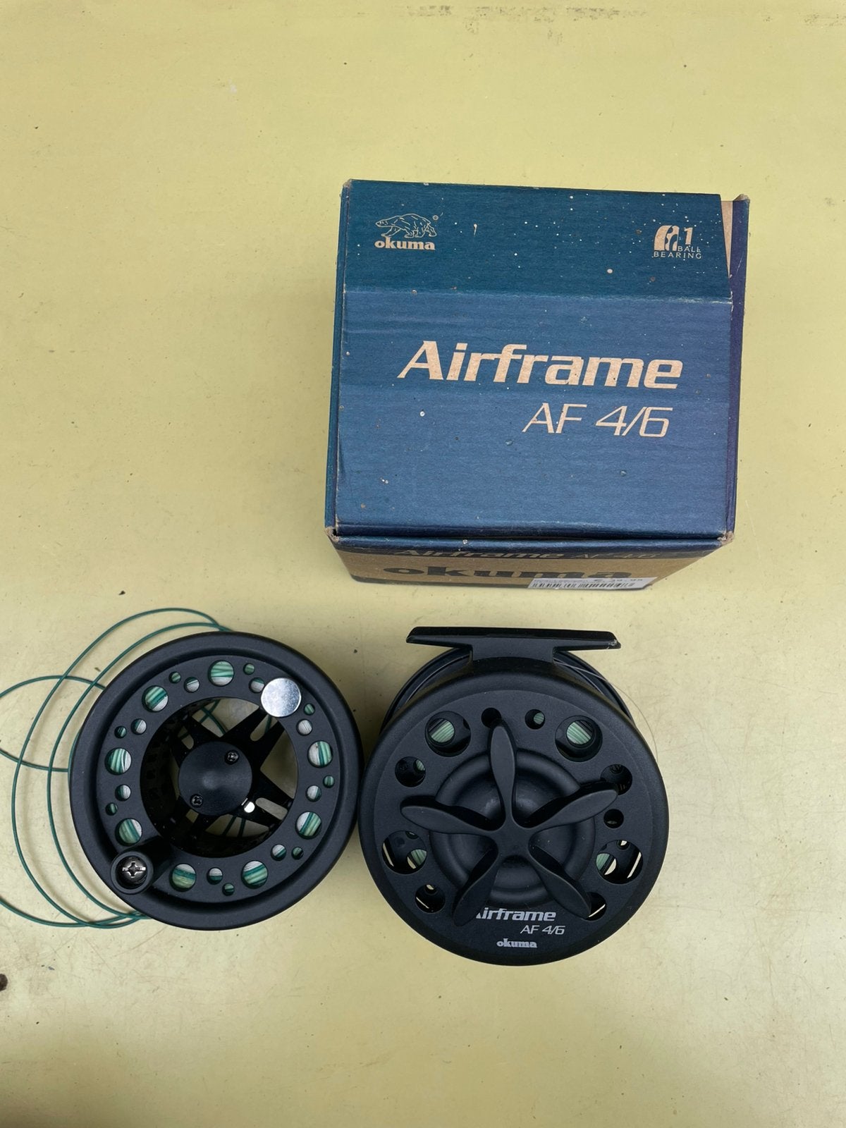 Okuma Airframe AF 4/6 vliegenreel, Ophalen of Verzenden, Molen
