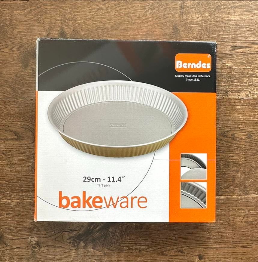 Prachtige Berndes Quichevorm, 29 cm met uitneembare bodem, Ophalen of Verzenden, Zo goed als nieuw, Overige typen