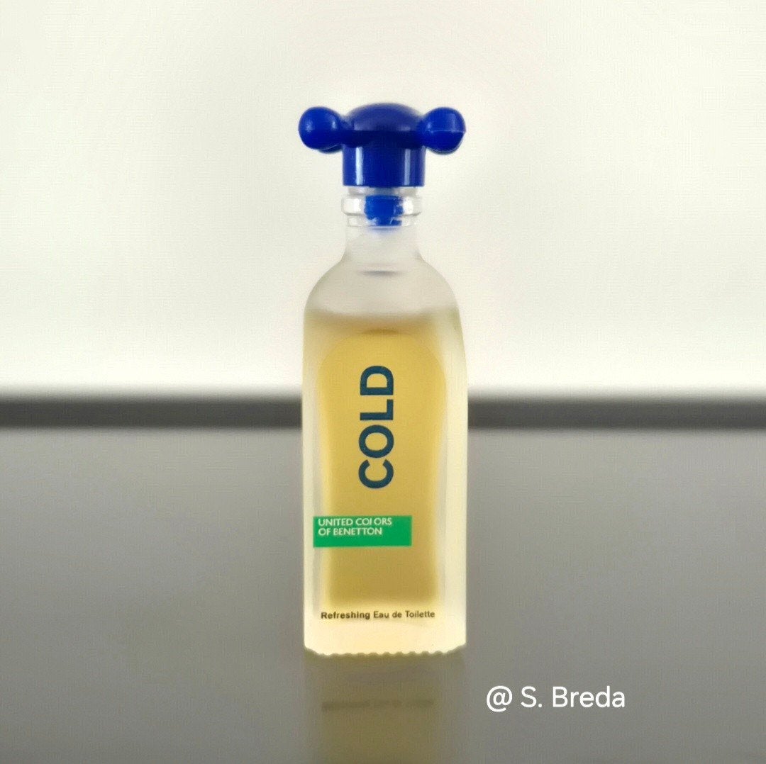 Benneton - Cold - Refreshing eau de toilette miniatuur, Verzamelen, Ophalen of Verzenden, Zo goed als nieuw, Miniatuur, Gevuld