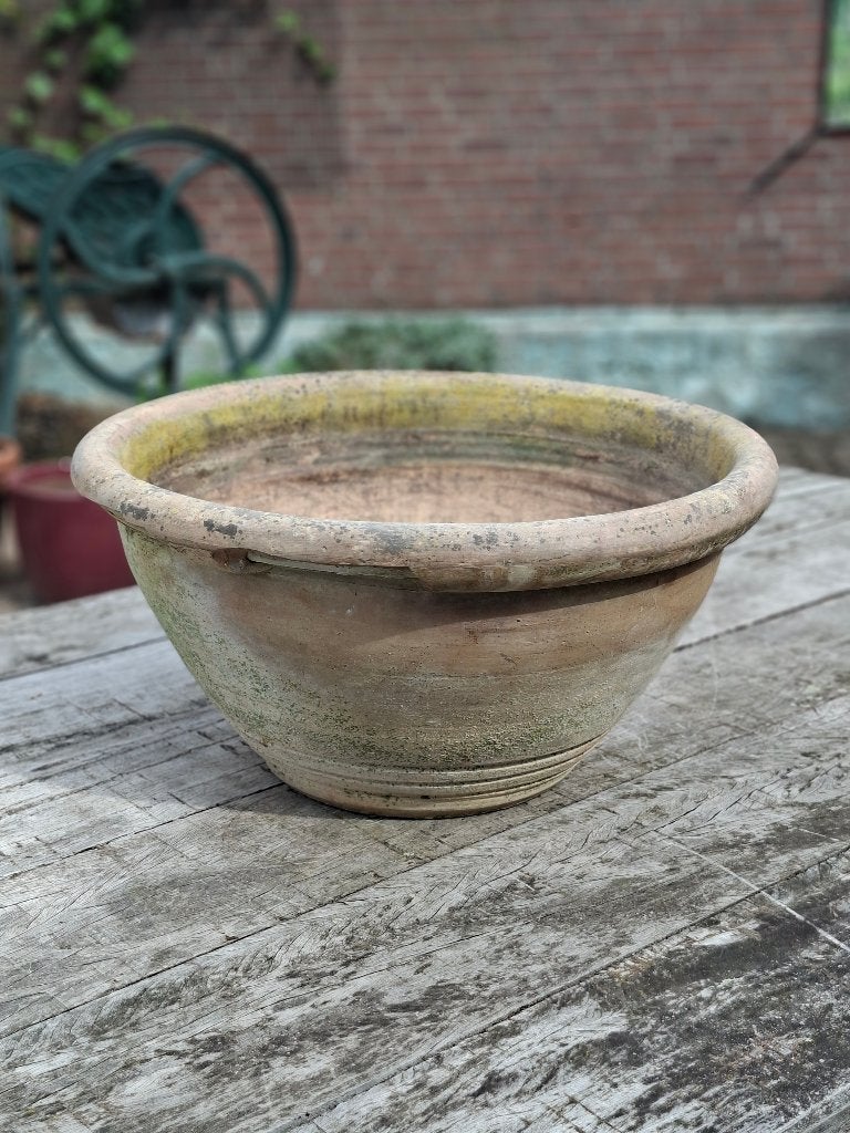Te koop aangeboden;Grote Terracotta plantenpot voor buiten, Tuin en Terras, Bloempotten, Ophalen, Gebruikt, 40 cm of meer, Rond