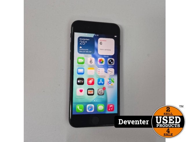 Apple iPhone SE 2022 128GB Zwart Accu 88 Net Betaal in3!, Telecommunicatie, Mobiele telefoons | Overige merken, Apple, Zo goed als nieuw