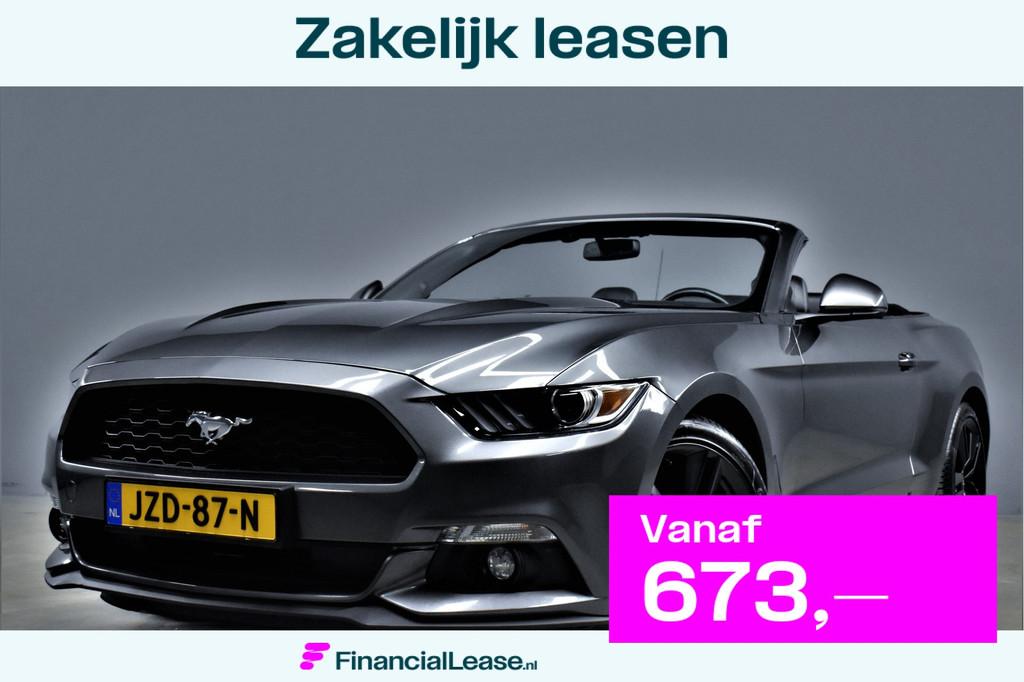 Ford Mustang Convertible 2.3 EcoBoost 317pk Automaat EU Gele, Automaat, Achterwielaandrijving, Gebruikt, 4 cilinders