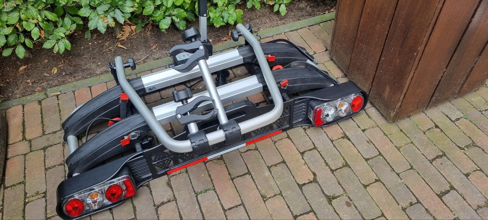 Travel&Co fietsendrager ( voor e-bikes), Ophalen of Verzenden, Zo goed als nieuw, 2 fietsen, Trekhaakdrager