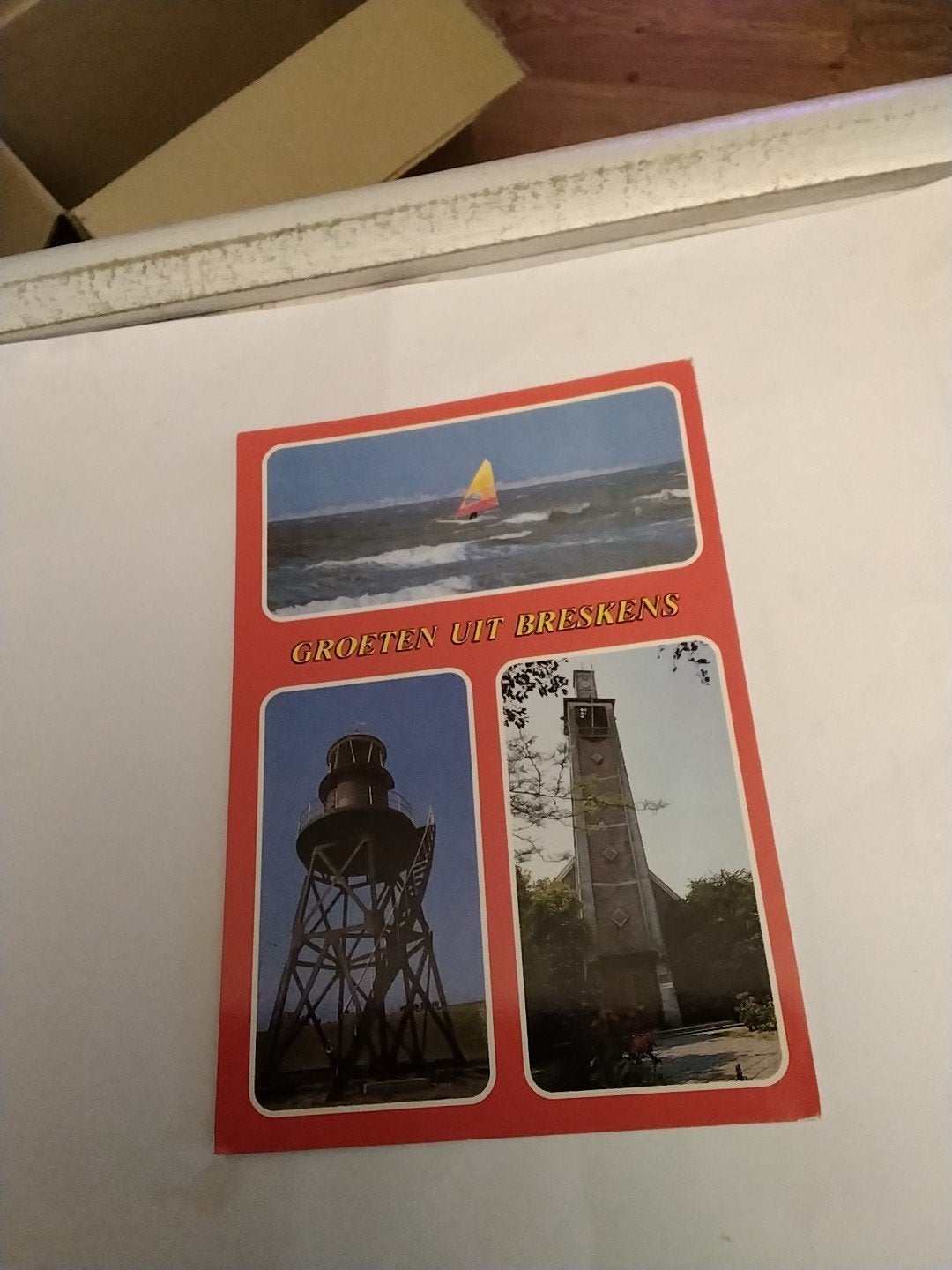 Ansichtkaart Groeten uit Breskens - Zeeland 1986, Ophalen of Verzenden, 1980 tot heden, Gelopen, Zeeland
