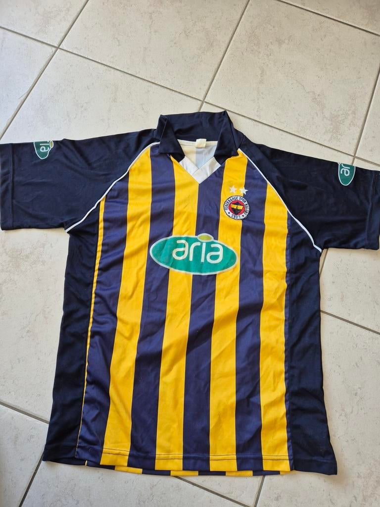 Fenerbahçe V. Hooijdonk Voetbalshirt Maat XL, Blauw, Maat 56/58 (XL), Ophalen of Verzenden, Gedragen
