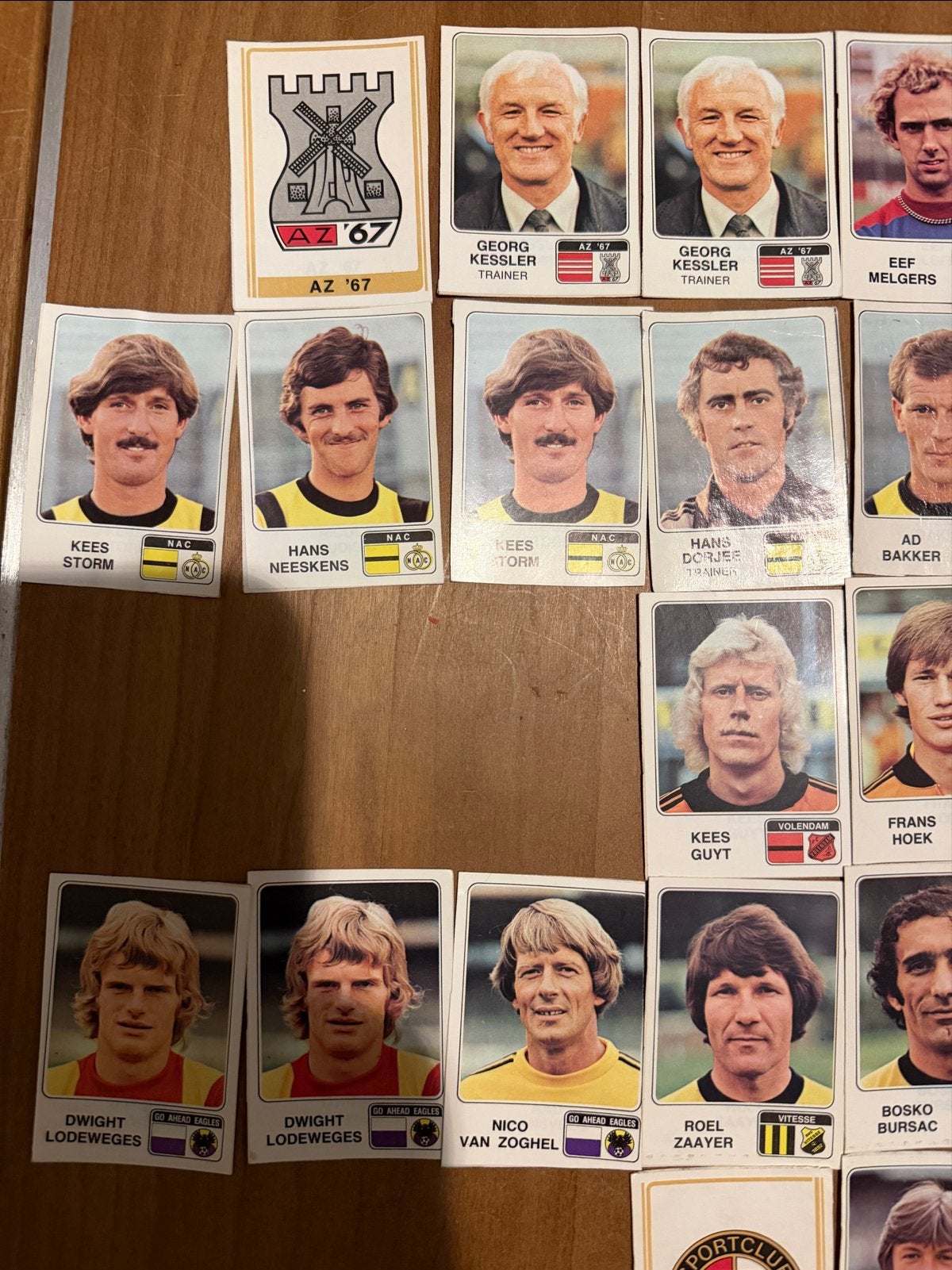 58 X Panini Voetbal 79 Knip Recup Plaatjes van Marwijk Logos, Verzamelen, Ophalen of Verzenden, Gebruikt, Overige binnenlandse clubs