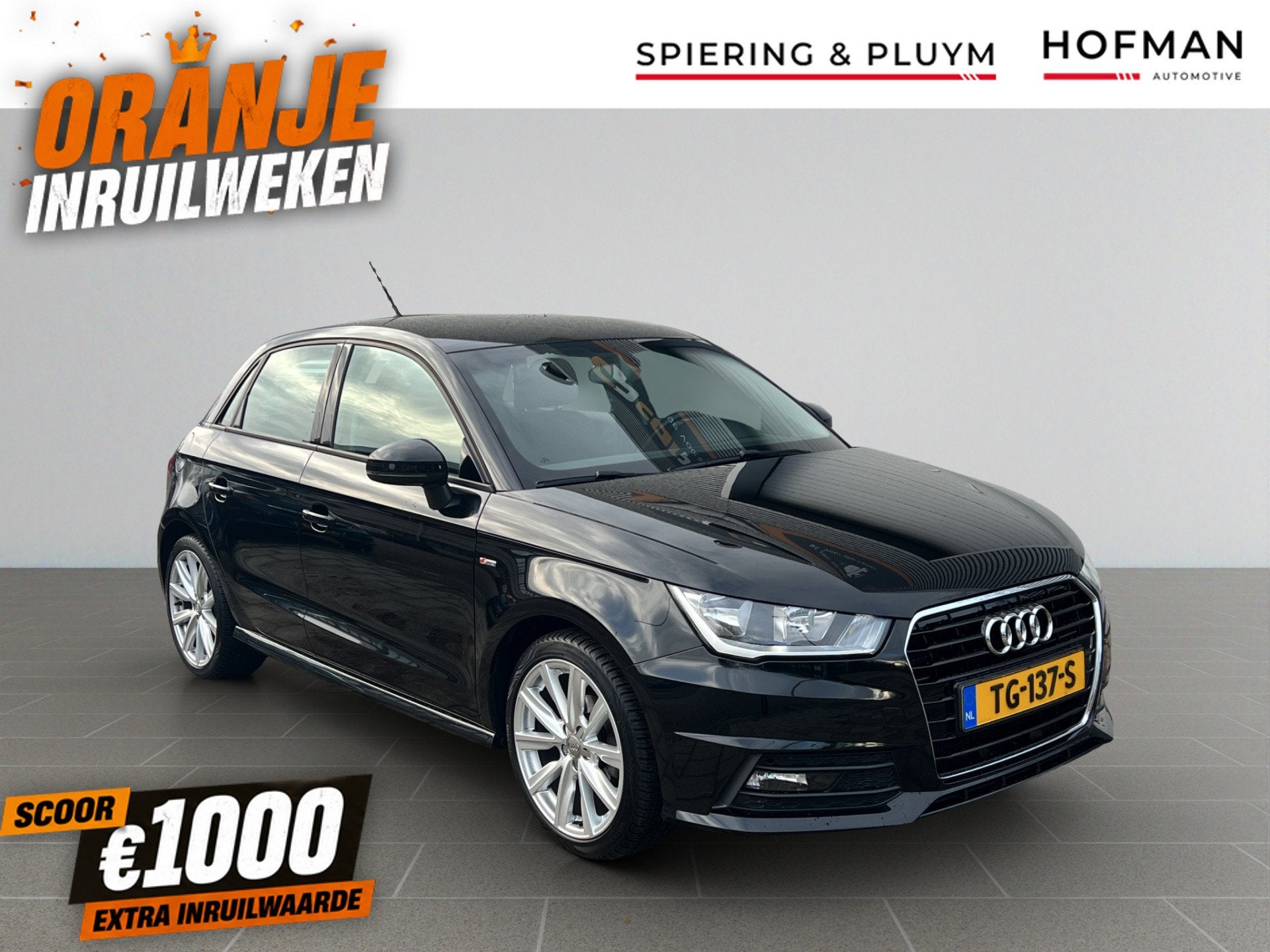 Audi A1 Sportback 1.0 TFSI 2x S-line | Navi | Airco |, Stof, 4 stoelen, Origineel Nederlands, Bedrijf