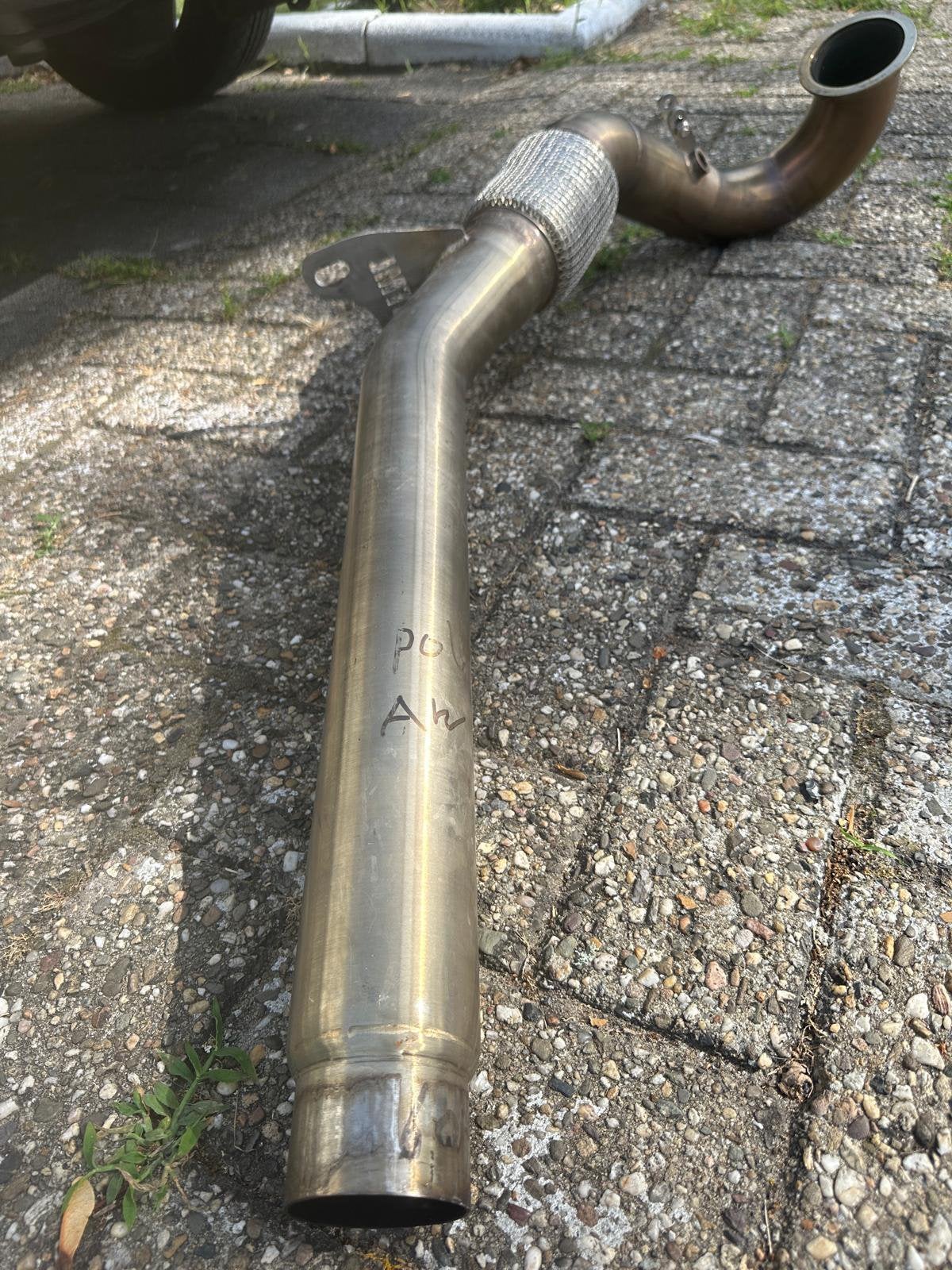 downpipe Polo GTI AW 2018, Auto-onderdelen, Uitlaatsystemen, Volkswagen, Gebruikt, Ophalen