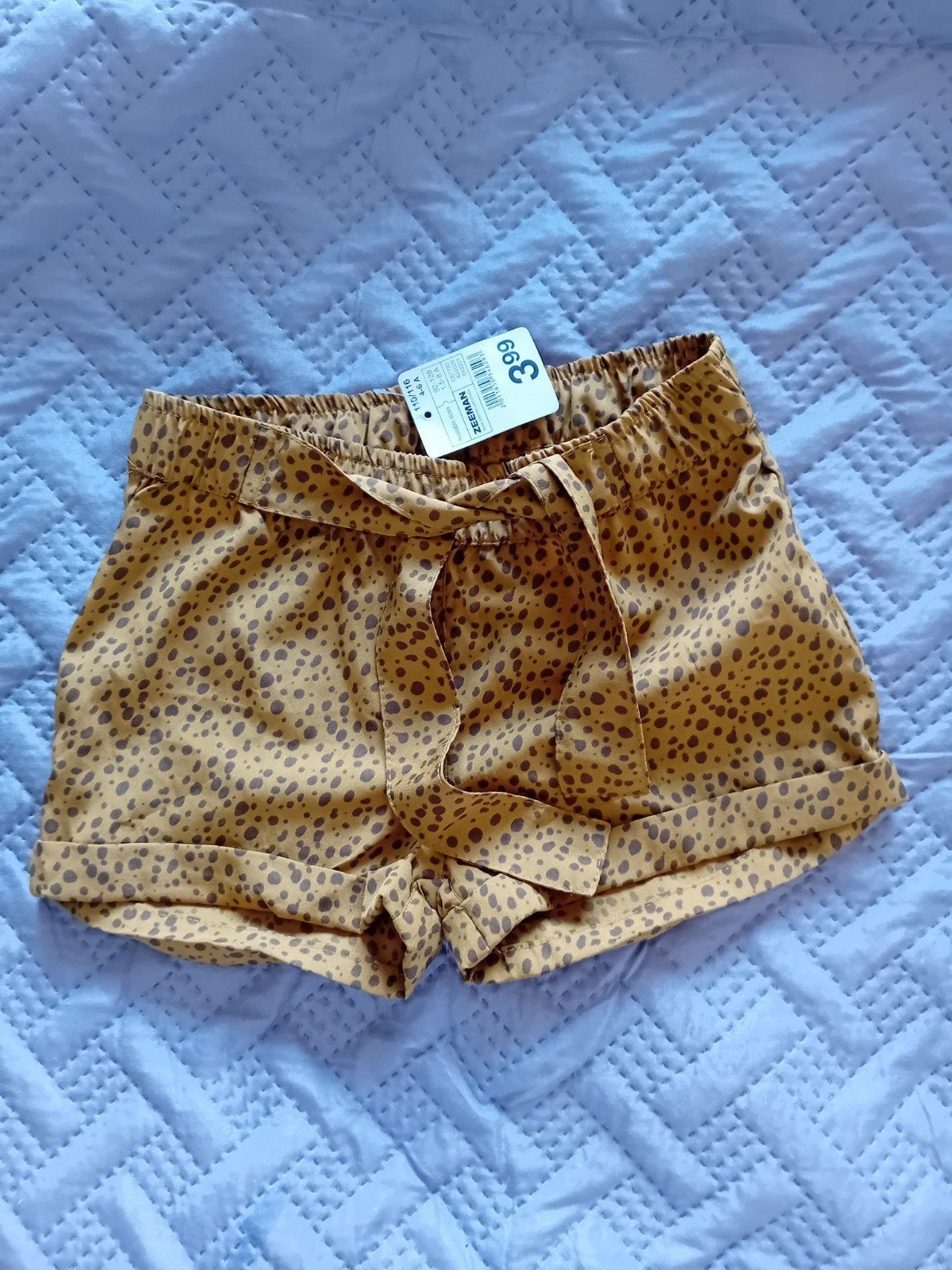 Nieuwe Korte Broek Zeeman Maat 110-116 Polyester, Broek, Zeeman, Meisje, Nieuw