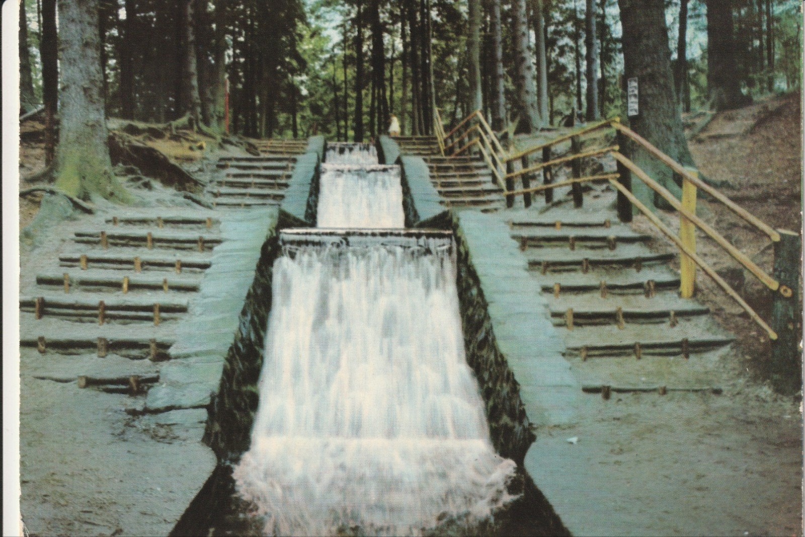 LOENEN VELUWE WATERVAL TRAPPEN ERLANGS, Ophalen of Verzenden, 1960 tot 1980, Gelopen, Gelderland