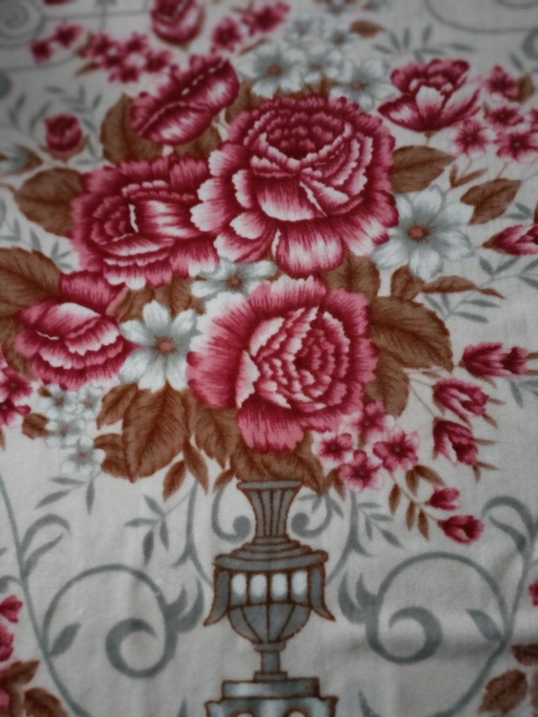 Romantisch deken in roze tinten super zacht! 2.30 x 2.05 mt, Tweepersoons, Ophalen of Verzenden, Roze, Deken of Dekbed