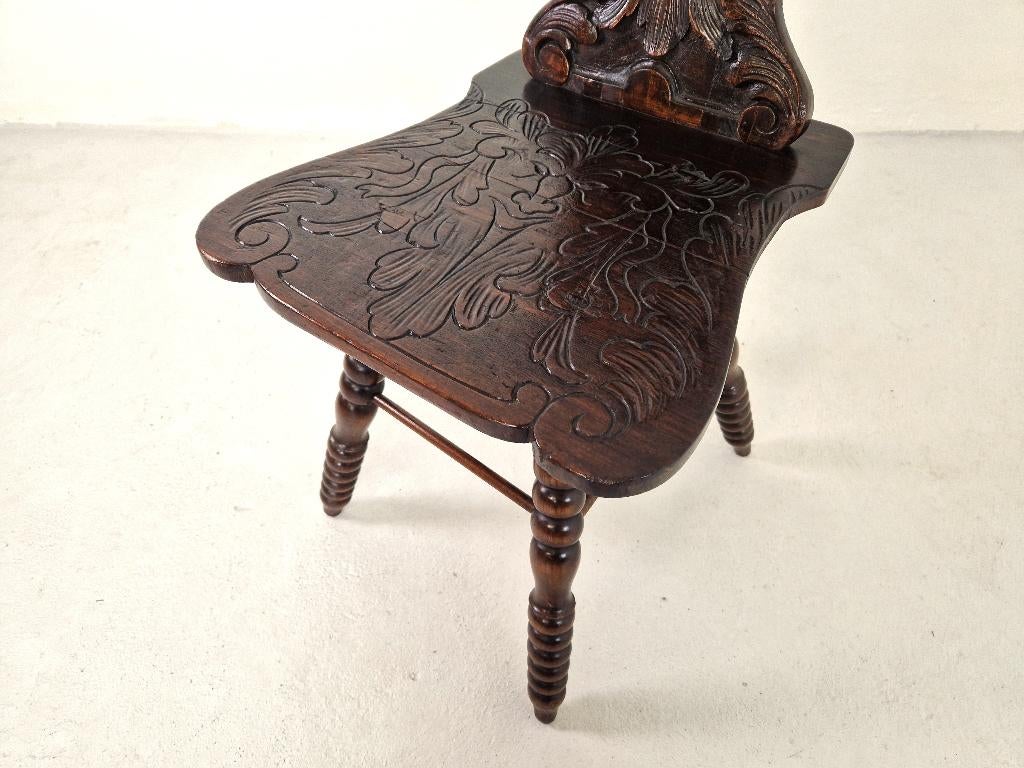 Antieke Gotische Stoel | Bobbin, Antiek en Kunst, Ophalen