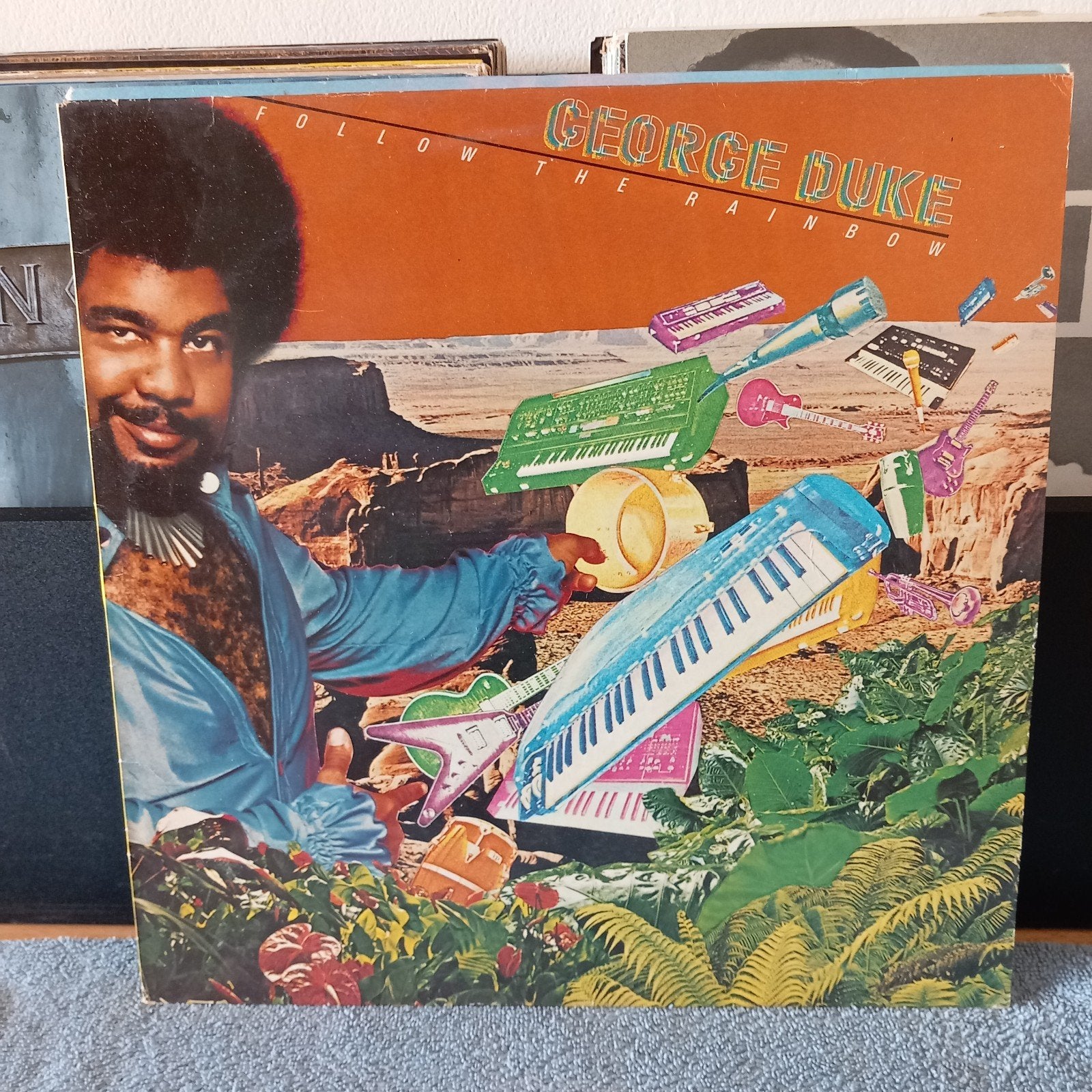 lp George duke follow the rainbow, Ophalen of Verzenden, Zo goed als nieuw, 12 inch