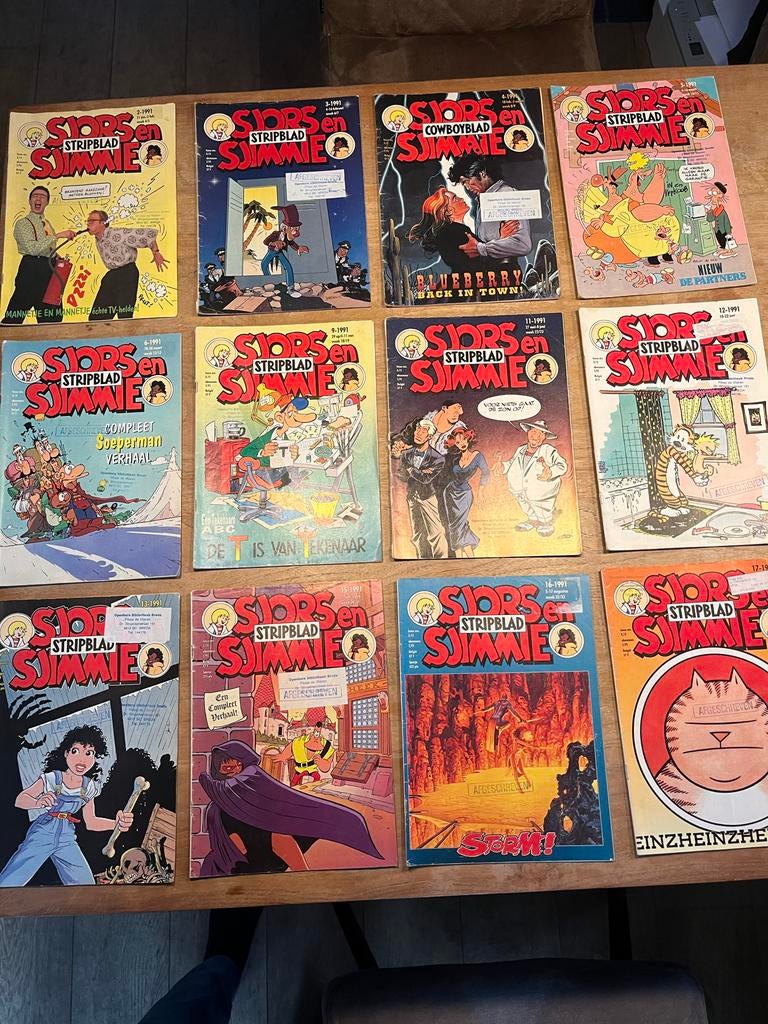 Sjors en Sjimmie Stripblad Collectie - Diverse Uitgaven, Boeken, Strips | Comics, Gelezen, Europa, Ophalen of Verzenden, Meerdere comics