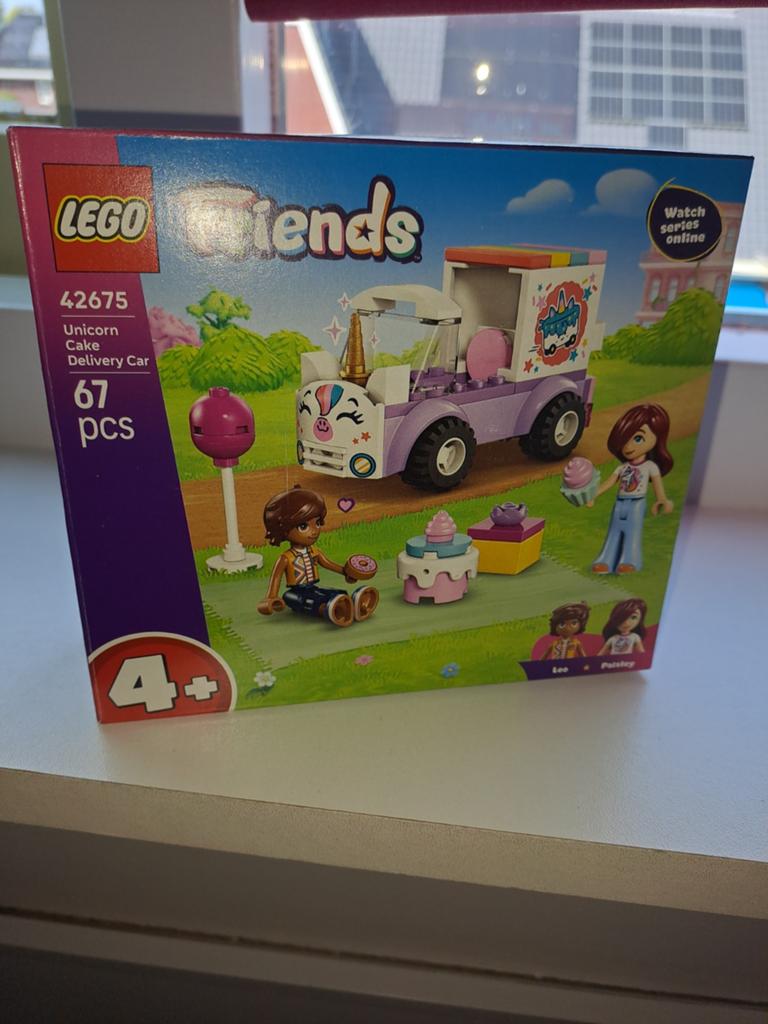 LEGO Friends 42675 Eenhoorn Taart Bezorgwagen Nieuw, Inclusief minifiguren, Lego, Nieuw, Friends