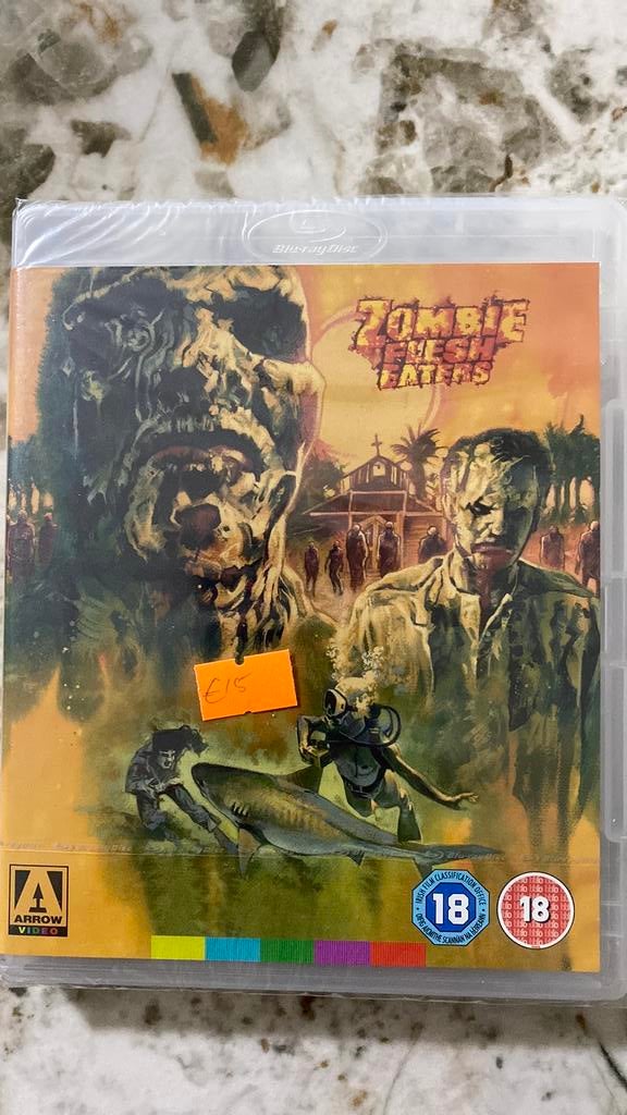 Zombie flesh eaters blu ray NIEUW, Ophalen of Verzenden, Nieuw in verpakking, Horror