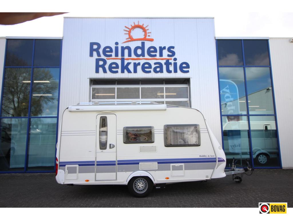 Hobby De Luxe 400 SF Mover Voortent Thule 5200, Hobby, Bedrijf, Treinzit, 4 tot 5 meter