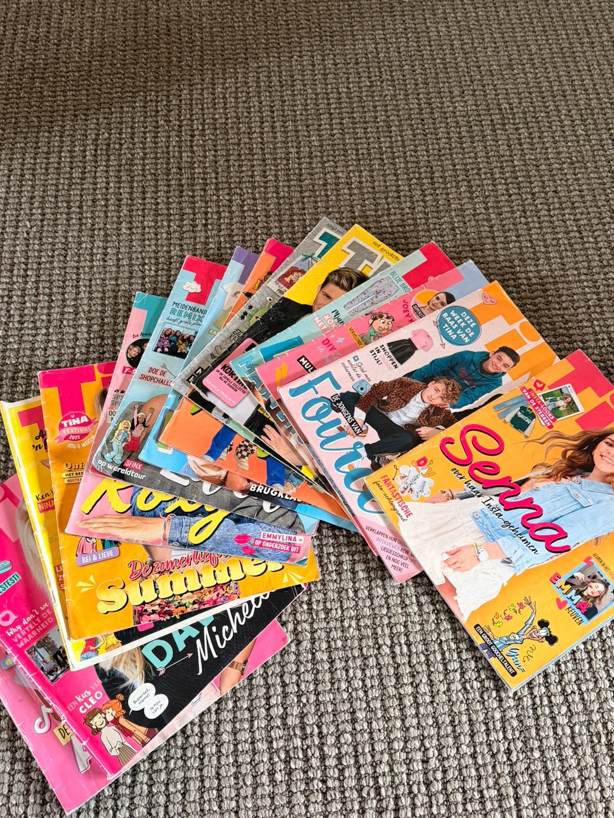 Tina tijdschriften, Ophalen, Gelezen, Damesbladen