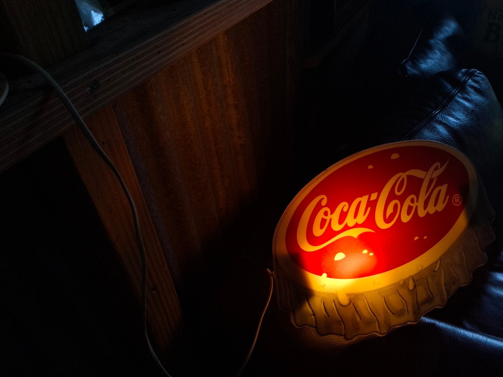 Coca-Cola Flesdop Lamp - Vintage Stijl Verlichting, Ophalen of Verzenden