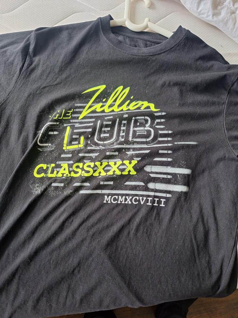 Zillion Club Classxx T-shirt Zwart XL, Zwart, Maat 56/58 (XL), Ophalen of Verzenden, The Zillion Club Classxx