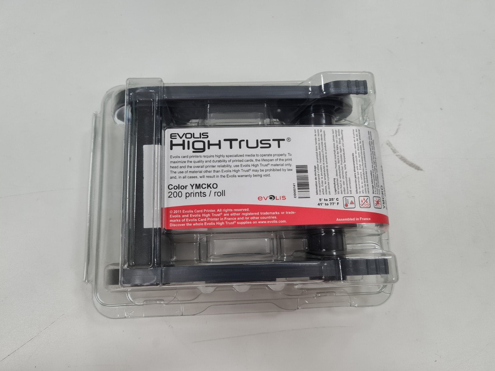 Evous HighTrust YMCKO 200prints, Computers en Software, Printerbenodigdheden, Ophalen of Verzenden, Nieuw, Printertape, Evous