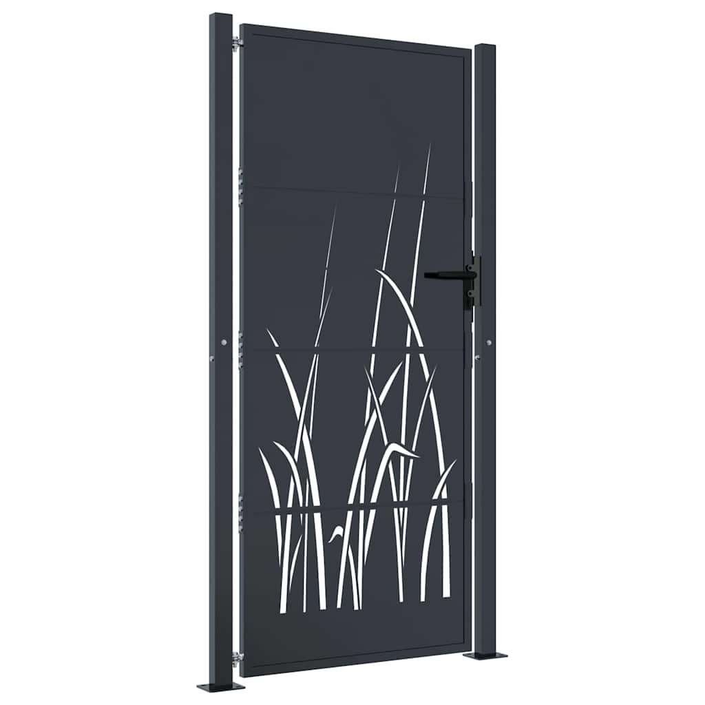Stalen tuinpoort tuinhek draaihek zwart gras GRATIS BEZORGD!, Tuin en Terras, Tuinpoorten, Verzenden, Nieuw, Nvt, Looppoort