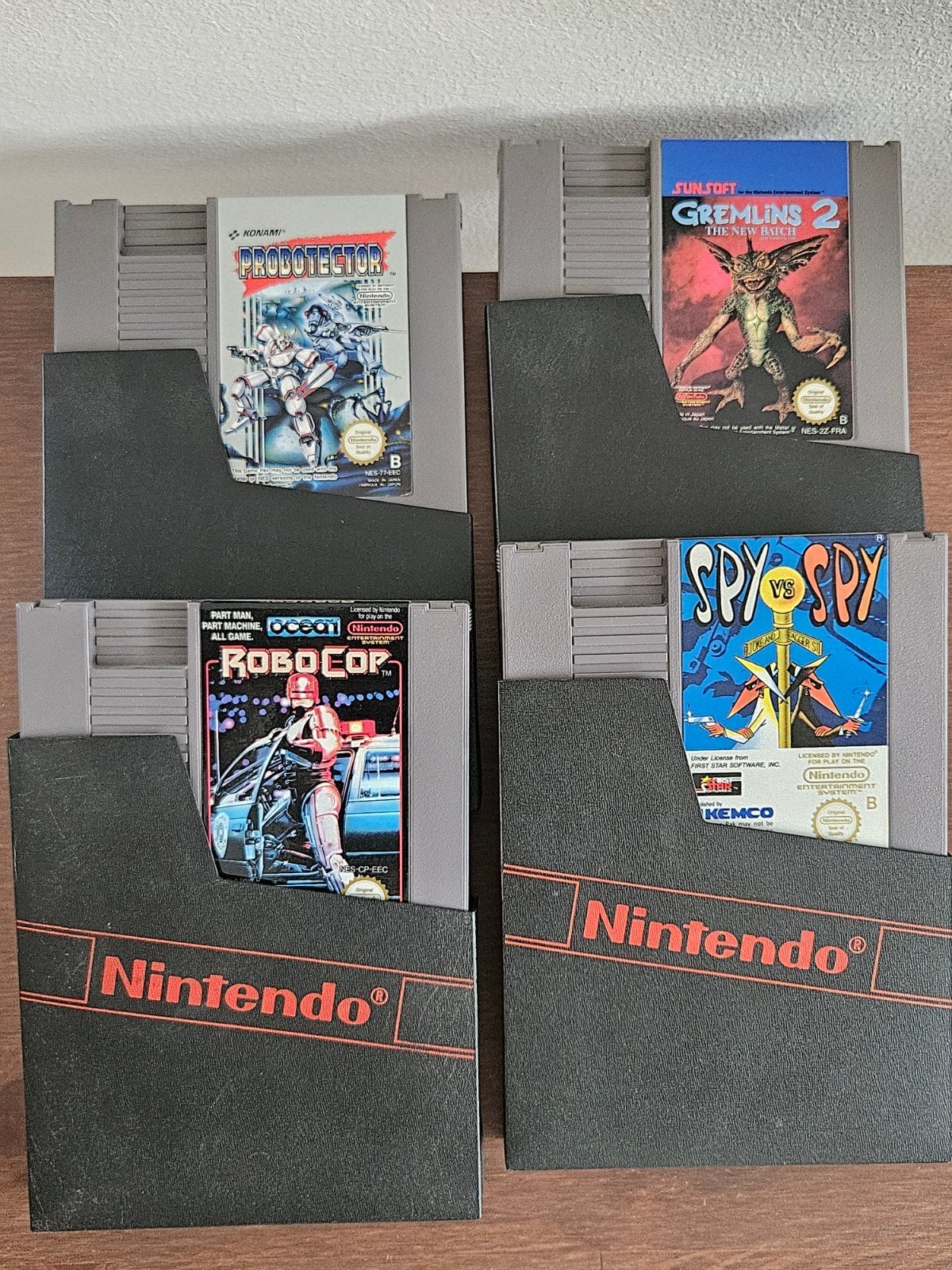Probotector, gremlins 2, robocop, spy vs spy (NES), Spelcomputers en Games, Games | Nintendo NES, 1 speler, Ophalen of Verzenden