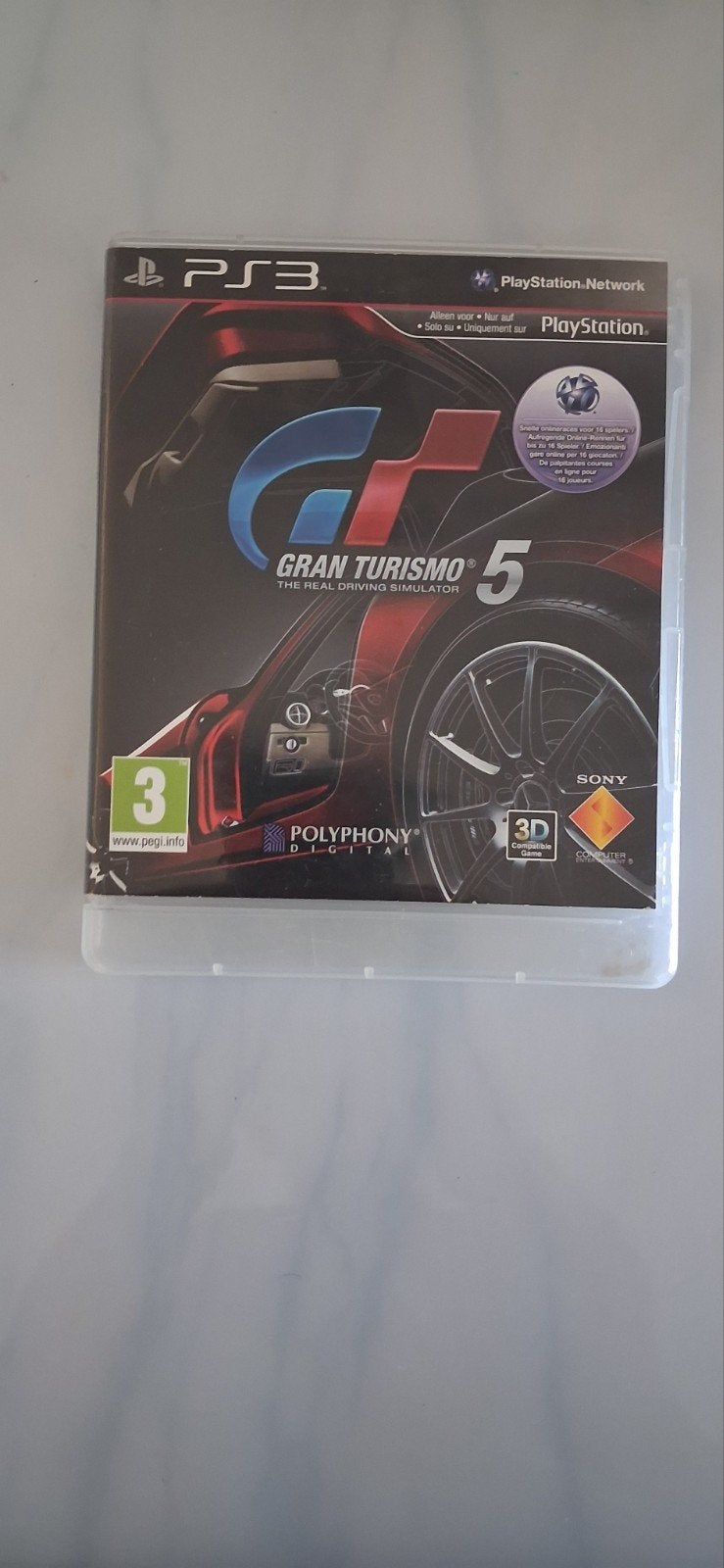 Gran Turismo 5, PS3, 1 speler, Racen en Vliegen, Ophalen of Verzenden, Zo goed als nieuw