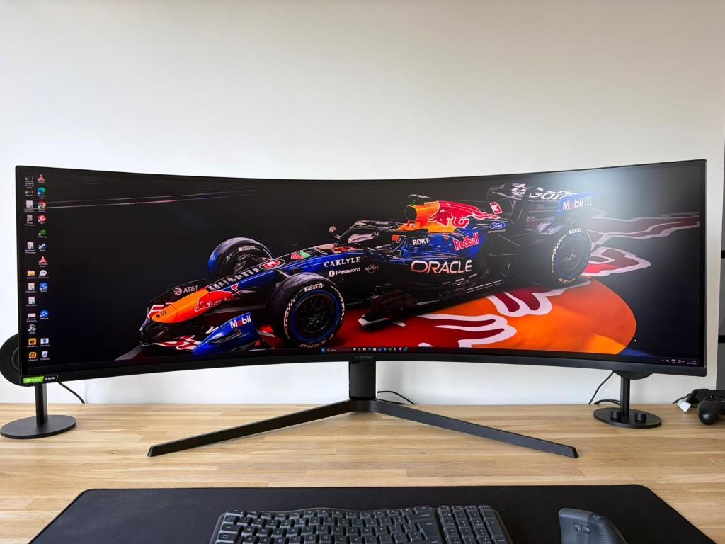 Samsung Odyssey G9 49” QLED 240Hz Gaming Monitor, VA, Minder dan 1 ms, Zo goed als nieuw, Samsung