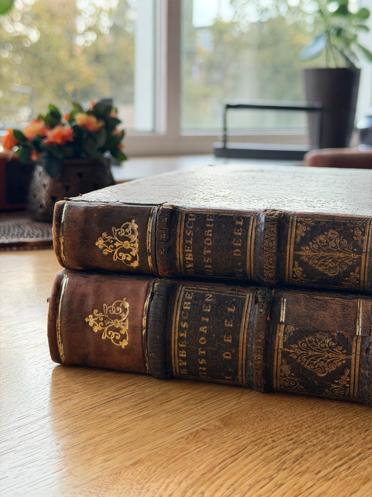 Mortier Bijbelgeschiedenis deel 1 en 2., Antiek en Kunst, Ophalen