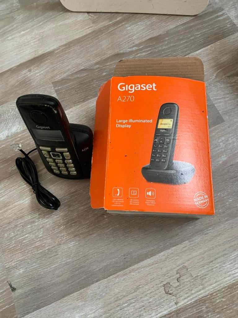 Gigaset A270 Draadloze Telefoon - Gebruikt, Telecommunicatie, Vaste telefoons | Handsets en Draadloos, Gebruikt, 1 handset, Ophalen of Verzenden