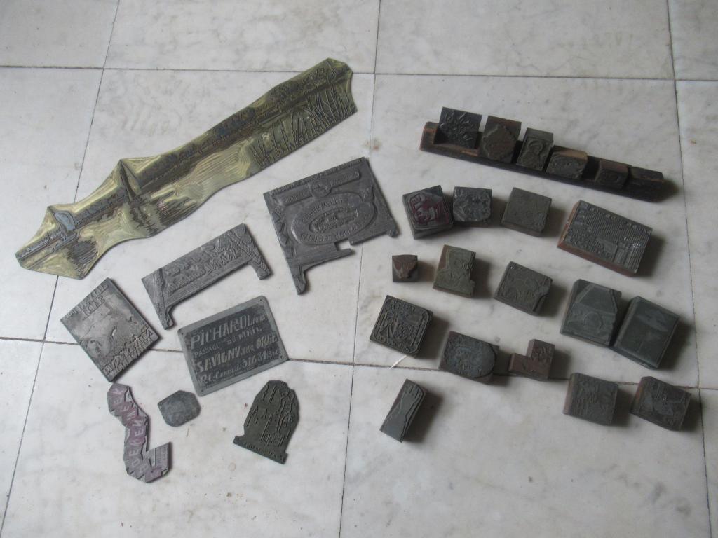 Verzameling   Drukstempeltjes, Antiek en Kunst, Ophalen of Verzenden