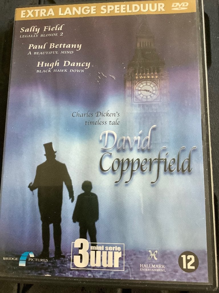 David Copperfield miniserie van 3 uur dvd, Vanaf 12 jaar, Ophalen of Verzenden, Zo goed als nieuw, Overige genres