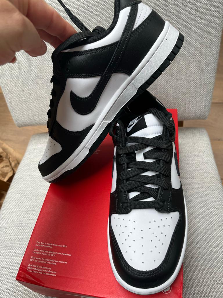 Nike Dunk Low Retro Panda - Maat 40.5, Kleding | Dames, Schoenen, Ophalen of Verzenden, Nieuw, Zwart, Sneakers of Gympen