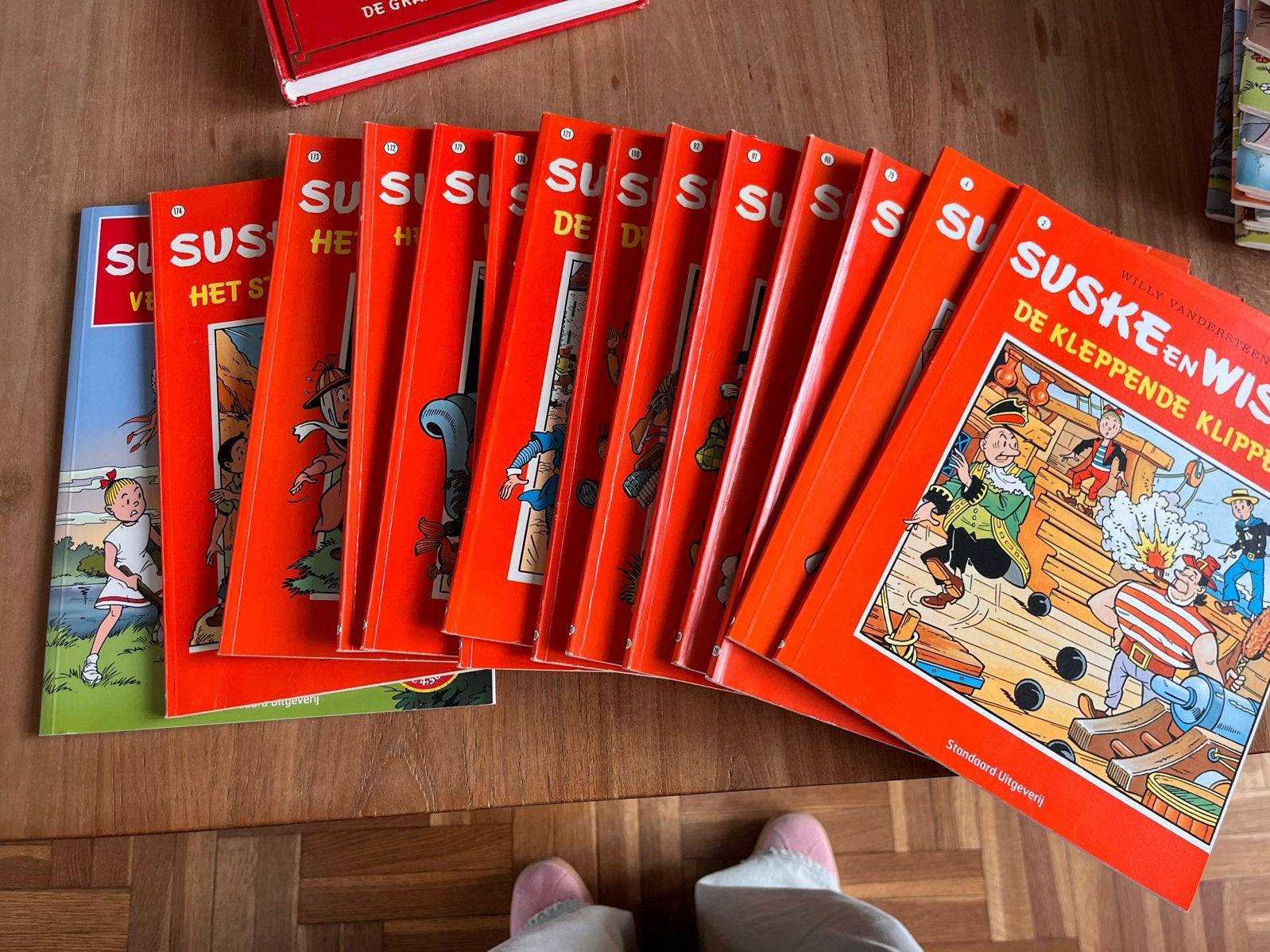 Collectie Suske en Wiske stripboeken, Boeken, Meerdere stripboeken, Ophalen, Gelezen