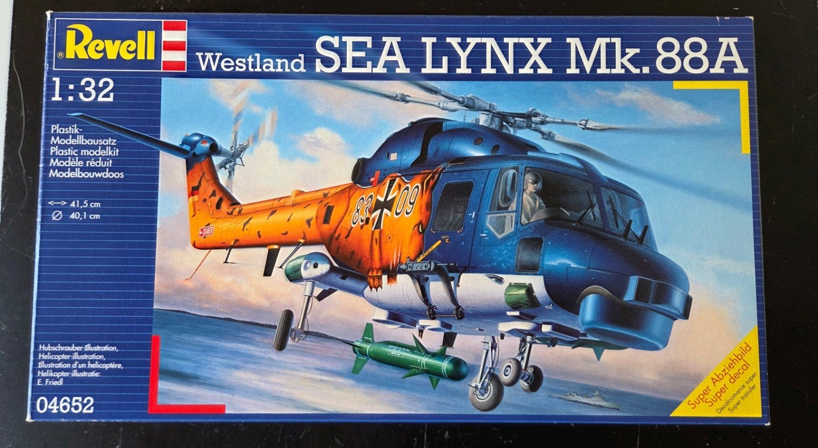 Revell  Westland Sea Lynx Mk.88A 1:32, Ophalen of Verzenden, Zo goed als nieuw, Groter dan 1:72, Revell