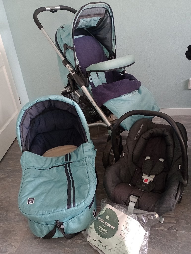 kinderwagen 3 in 1 complete set, Ophalen, Gebruikt, Combiwagen, Mutsy